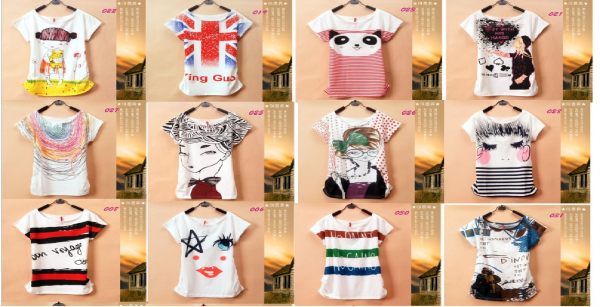 LINDAS CAMISAS ESTAMPADAS